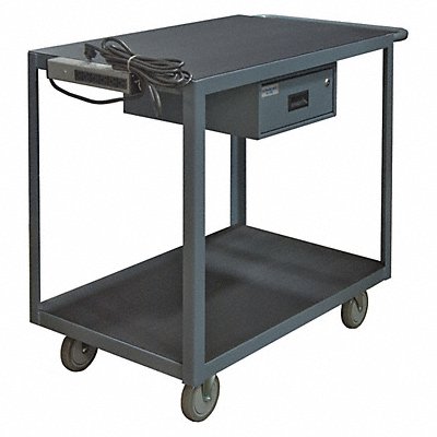 GRAINGER RSIC243625PU95 Instrument Cart 1 200 lb Steel