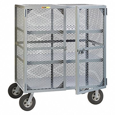 LITTLE GIANT SC2304810SR Security Cart 33 Wx48 Dx60 H Stel
