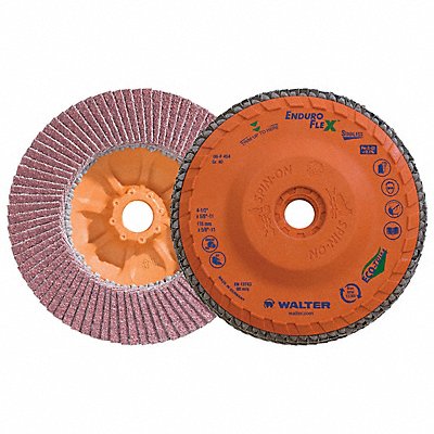 WALTER SURFACE TECHNOLOGIES 06F454 Fiber Disc 4 1/2 in Dia 5/8in Arbor