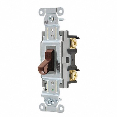 GRAINGER CSB115B Wall Switch Brown 15A 1-Pole Switch