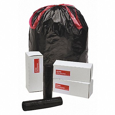 GRAINGER 49YW60 Recycled Garbage Bag 30 gal PK10