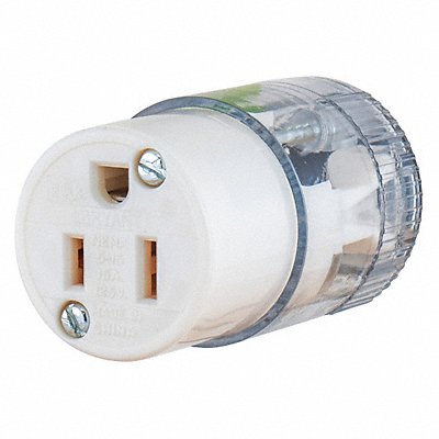 GRAINGER 8269T Blade Connector Transparent 15A Hospital