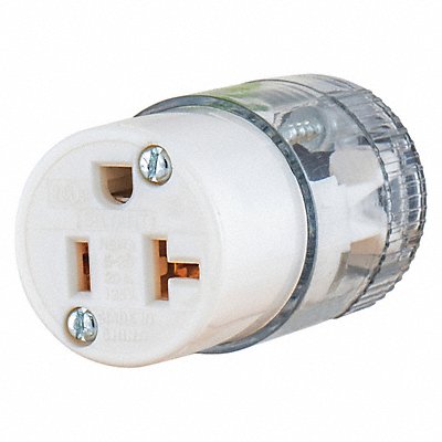 GRAINGER 8369T Blade Connector Transparent 20A Hospital
