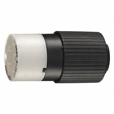 GRAINGER BRY5369NC Blade Connector Black/White 20A
