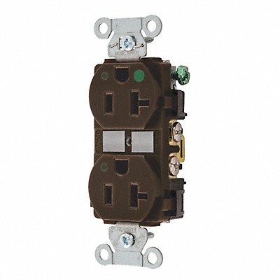 GRAINGER 8300HBL Receptacle Brown 1.0 HP Mounting Flush