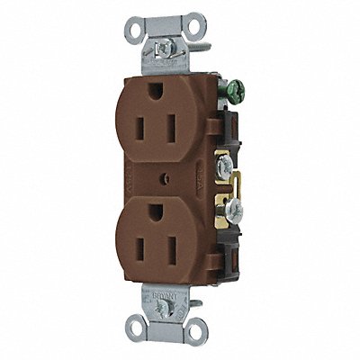 GRAINGER CRS15 Receptacle 15A Nylon 0.5 HP 3 Wires
