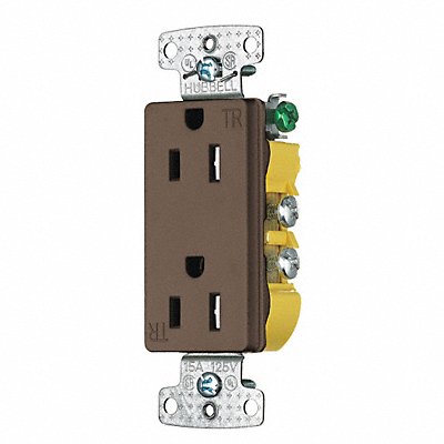GRAINGER RRD15STR Receptacle 15A 0.5 HP 2 Poles 125VAC