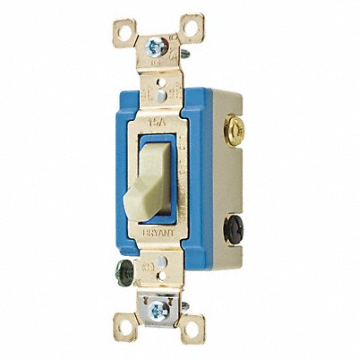 GRAINGER 4803GLI Illuminated Wall Switch 3-Way Switch