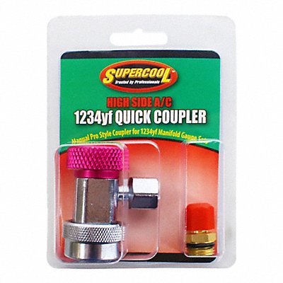 SUPERCOOL 26906 High Side Coupler Brass