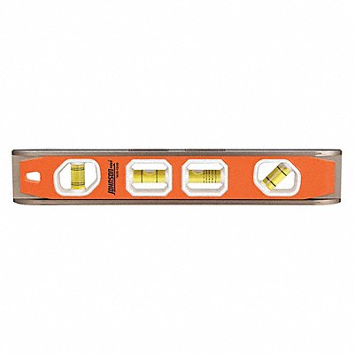 JOHNSON LEVEL 14351200 Torpedo Level Aluminum 12 L 4 Vials