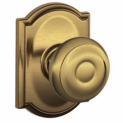SCHLAGE F10GEO609CAM Knob Lockset Mechanical Passage Grd. 1