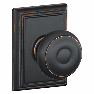 SCHLAGE F10GEO716ADD Knob Lockset Mechanical Passage Grd. 1