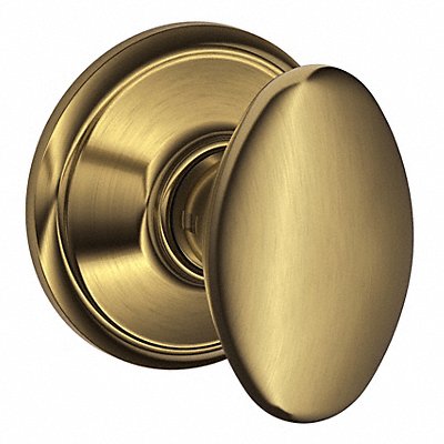 SCHLAGE F10SIE609 Knob Lockset Mechanical Passage Grd. 1