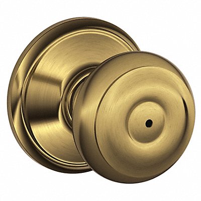 SCHLAGE F40GEO609 Knob Lockset Mechanical Privacy Grd. 2