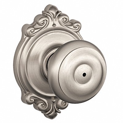 SCHLAGE F40GEO619BRK Knob Lockset Mechanical Privacy Grd. 2