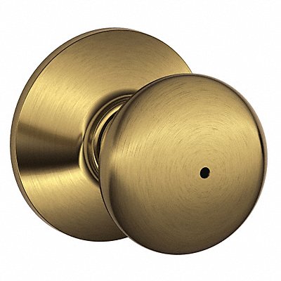 SCHLAGE F40PLY609 Knob Lockset Mechanical Privacy Grd. 2