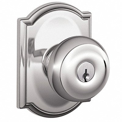 SCHLAGE F51AGEO625CAM Knob Lockset Mechanical Entrance Grd. 1