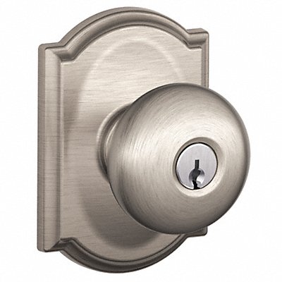 SCHLAGE F51APLY619CAM Knob Lockset Mechanical Entrance Grd. 1