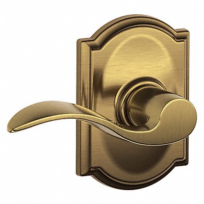 SCHLAGE F10ACC609CAM Lever Lockset Mechanical Passage Grd. 2
