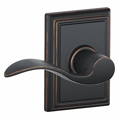 SCHLAGE F10ACC716ADD Lever Lockset Mechanical Passage Grd. 2