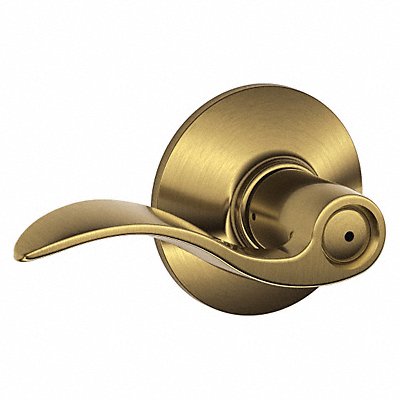 SCHLAGE F40ACC609 Lever Lockset Mechanical Privacy Grd. 2