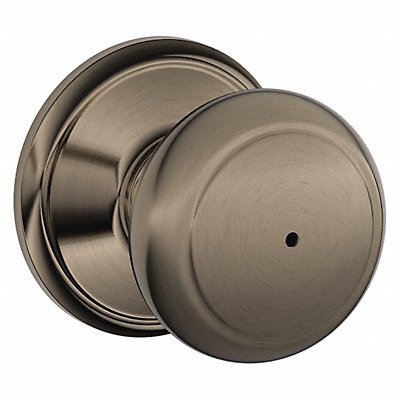 SCHLAGE F40AND620 Knob Lockset Mechanical Privacy Grd. 2