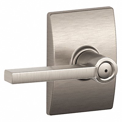 SCHLAGE F40LAT619CEN Lever Lockset Mechanical Privacy Grd. 2