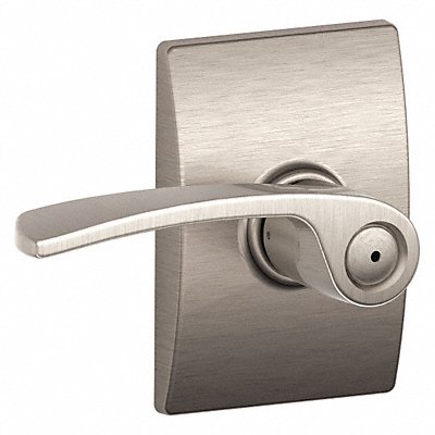 SCHLAGE F40MER619CEN Lever Lockset Mechanical Privacy Grd. 2