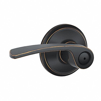SCHLAGE F40MER716 Lever Lockset Mechanical Privacy Grd. 2