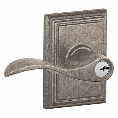 SCHLAGE F51AACC621ADD Lever Lockset Mechanical Entrance Grd. 2