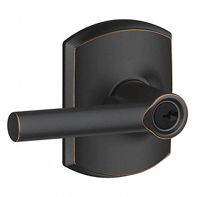 SCHLAGE F51ABRW716GRW Lever Lockset Mechanical Entrance Grd. 2