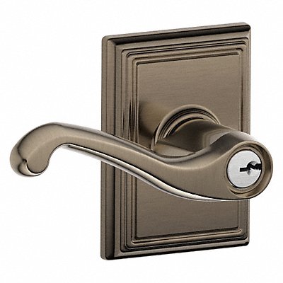 SCHLAGE F51AFLA620ADD Lever Lockset Mechanical Entrance Grd. 2