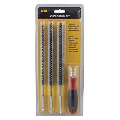 INNOVATIVE PRODUCTS OF AMERICA 8083 Bore Brush Set Steel 4 pcs.
