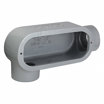 HUBBELL KILLARK LR28 Conduit Outlet Body Iron Trd Sz 3/4in