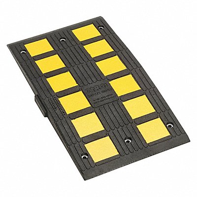 GRAINGER GNRS3500YB Speed Hump Black/Yellow 2.1 H x 19.5 W