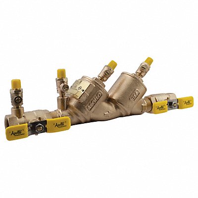 APOLLO 4A104A2F Double Check Backflow Preventer 3/4 in