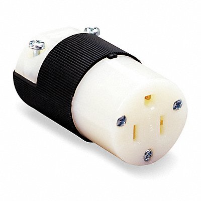 HUBBELL HBL5269C Strt Bld Cnr Blk Wht 2P3W Elastomer 5-15R