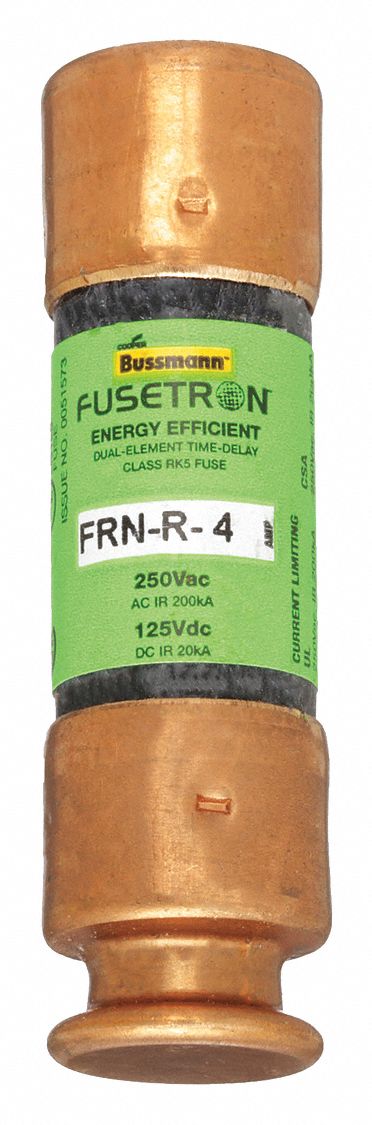 BUSSMANN FRNR4 Fuse Class RK5 4A FRN-R Series