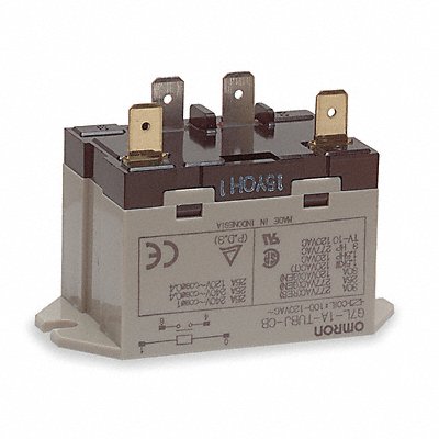 OMRON G7L1ATUBJCBAC100120 H8129 Enclosed Power Relay 100/120VAC SPST-NO 4Pin