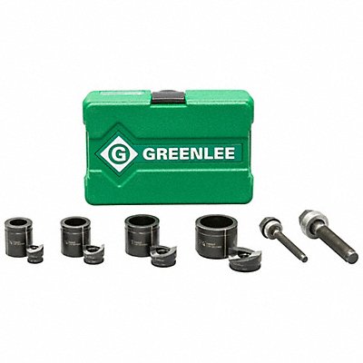 GREENLEE 7235BB Hole Punch Set 10 Piece 10 12 ga. Steel