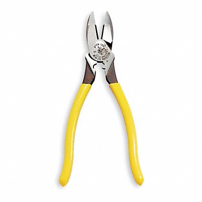 KLEIN TOOLS D2139NECR Linemans Plier 9-3/8 L Dipped