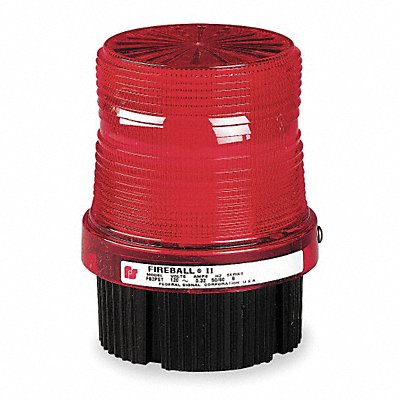 FEDERAL SIGNAL FB2PST120R Warning Light Strobe Tube Red 120VAC