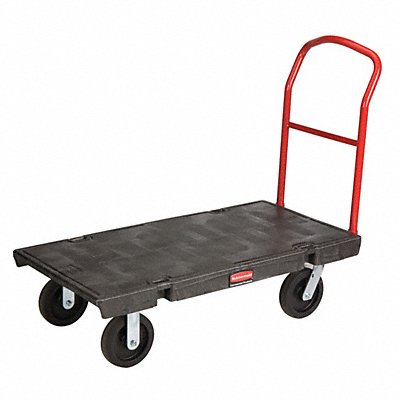 RUBBERMAID COMMERCIAL PRODUCTS FG440300BLA Standard Platform Truck 1000 lb 36 In.L