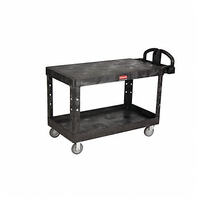 RUBBERMAID COMMERCIAL PRODUCTS FG454500BLA Utility Cart 750 lb Load Cap.