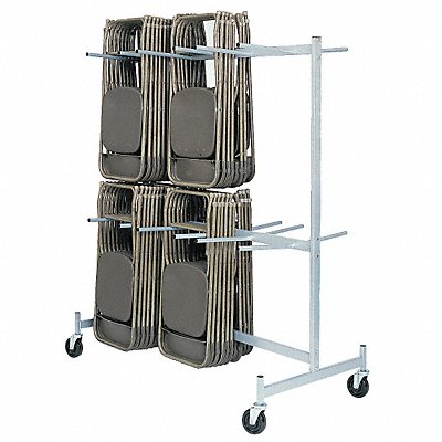 RAYMOND PRODUCTS 900L Folding Chr Strg Cart 60 Chairs 800 lb.