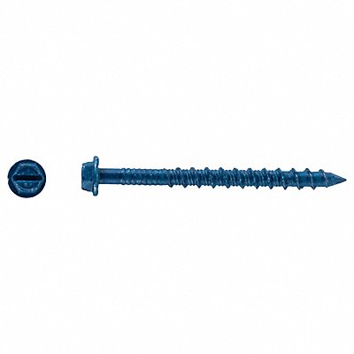 TAPCON 3143407 ConcScrw HexWashr S 3/16 D 2-1/4 L PK100