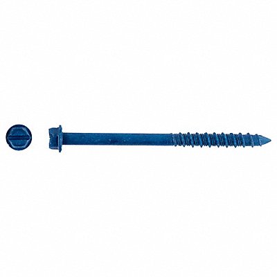 TAPCON 3161407 ConcScrw HexWashr S 1/4 D 3-1/4 L PK100