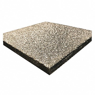 FIBERGRATE 4ATG6 FiberPlate Vinyl Ester Gry 3/8 x12x24 In