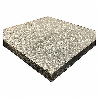 FIBERGRATE 4ATH6 FiberPlate Vinyl Ester Gry 1/2 x48x48 In