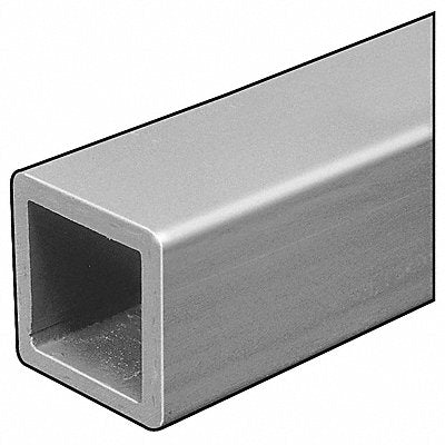 FIBERGRATE 870950 Sq Tube ISOFR Gry 1/4 T x2 In OD Sq 10Ft